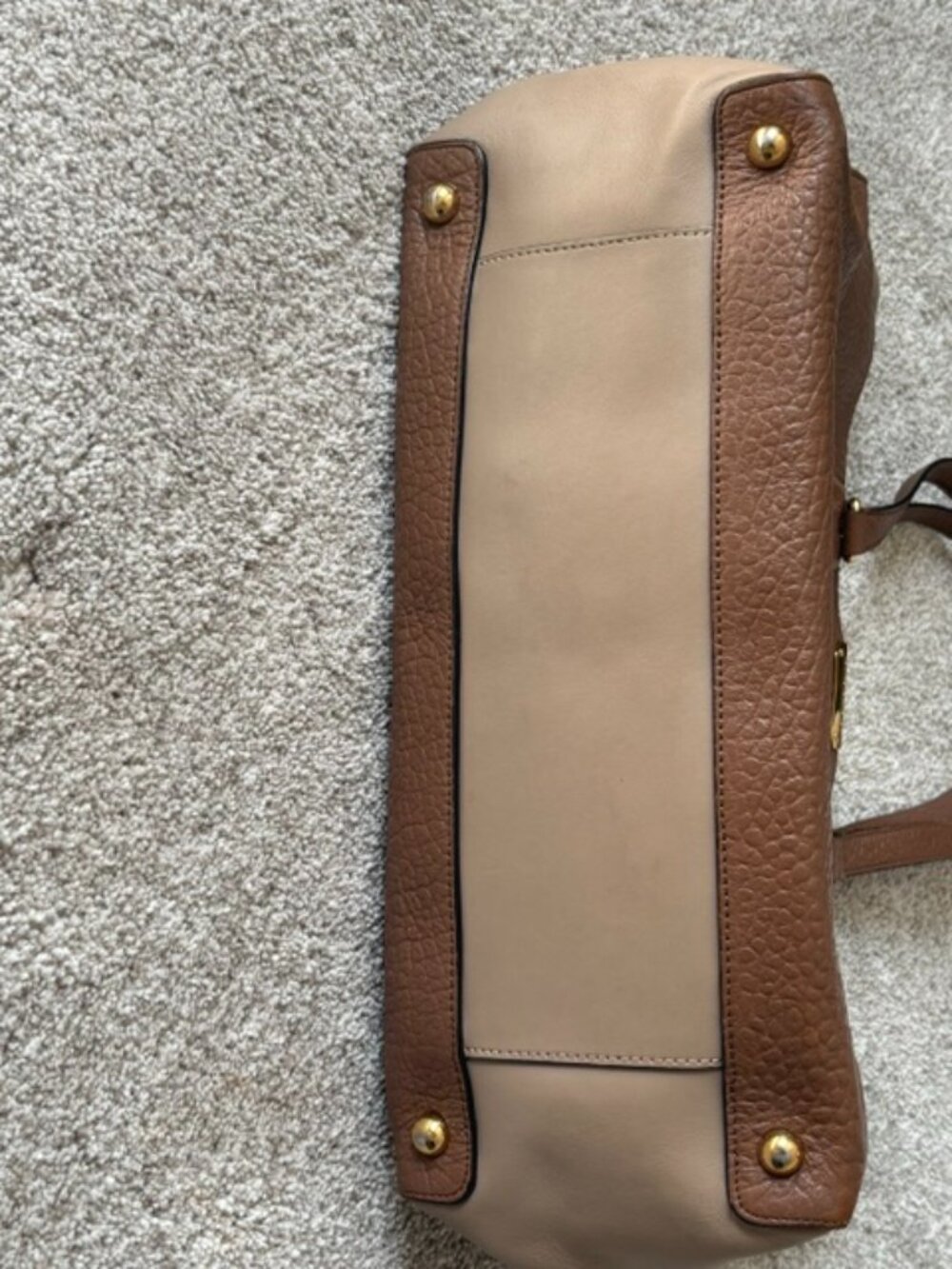 Authentic Pre Owned Burberry Clarborough Taupe/Brown Large Tote - Picture 14 of 14